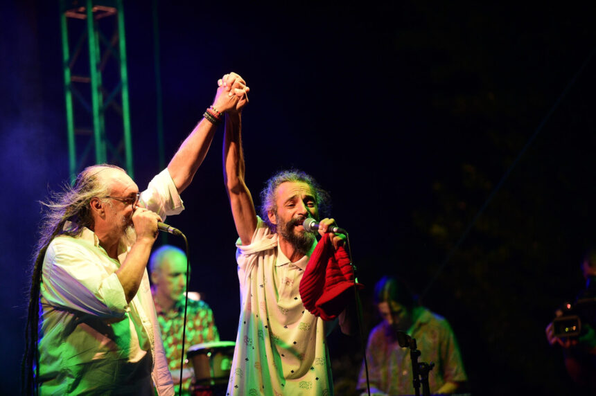 Del Arno band concert as part of the July series of Garden Sessions concerts in the Jevremovac Botanical Garden. Koncert Del Arno benda u sklopu julske serije Garden Sessions koncerata u Botanickoj basti Jevremovac